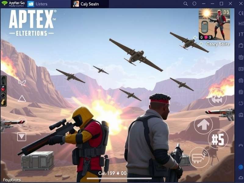 Apex Mobile Shooter Intense Battle Gameplay