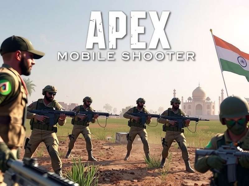 Apex Mobile Shooter Game Cover with Indian Soldiers